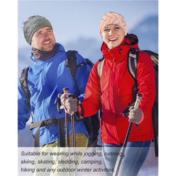 7 Pieces Ear Warmers Winter Headbands for Women main image 4